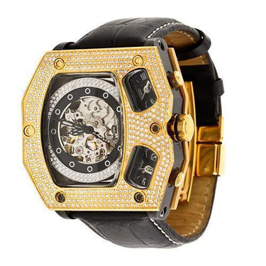 Avianne&Co. Jamison Collection Mens Diamond Watch 6.50 Ctw